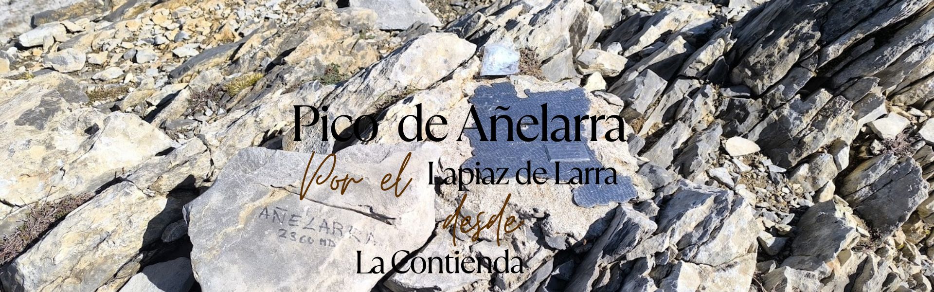 Pico de Añelarra. Por el lapiaz de Larra